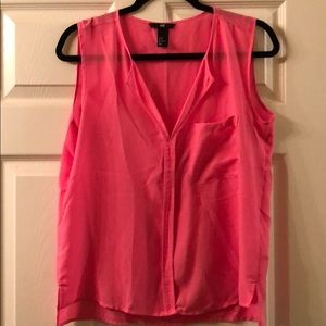 Pink Sleeveless H&M Blouse